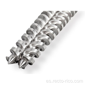 Barril de tornillo cónico de extrusión LLDPE